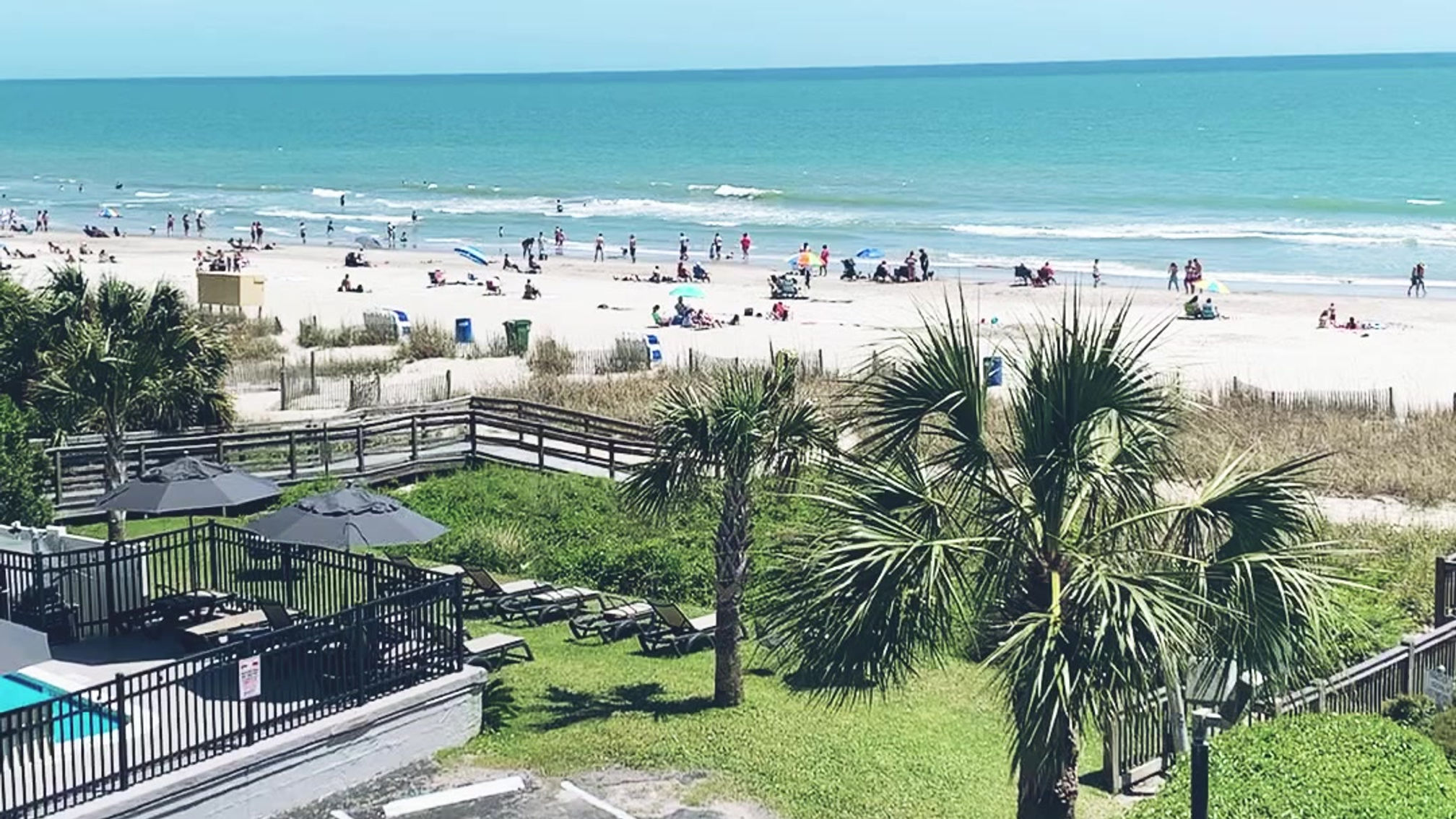 Oceanfront Balcony Views at Seaside Oasis Myrtle Beach